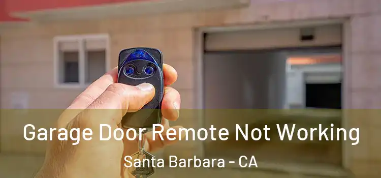  Garage Door Remote Not Working Santa Barbara - CA