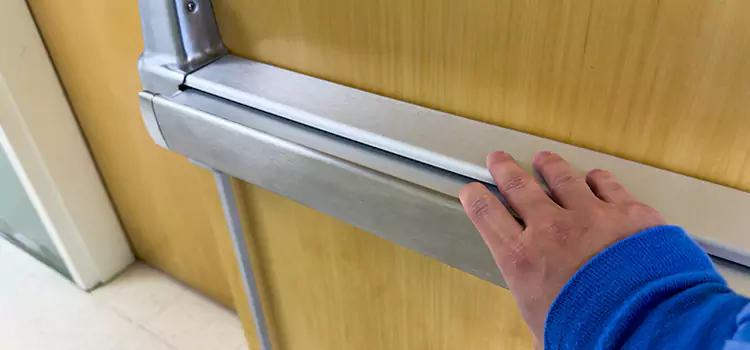 Installing a Push Bar on a Door Santa Barbara